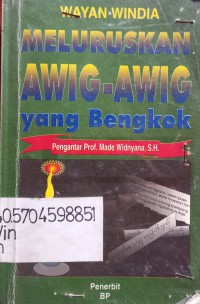 Image of Meluruskan Awig-Awig yang Bengkok